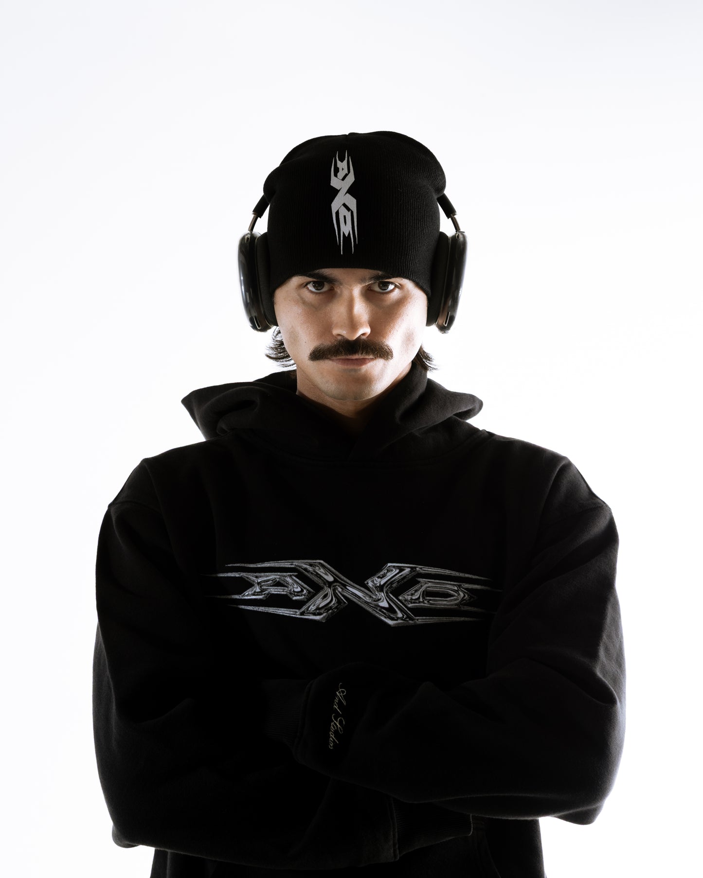 “AND” CHROMIUM HOODIE